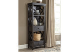 Tyler Creek Black/Gray Display Cabinet by Ashley at Eve Furniture