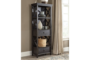 Tyler Creek Black/Gray Display Cabinet by Ashley at Eve Furniture