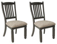 Tyler Creek Black/Grayish Brown Dining Chair, Set of 2 by Ashley at Eve Furniture