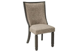 Tyler Creek Black/Grayish Brown Dining Chair, Set of 2 by Ashley at Eve Furniture