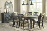 Tyler Creek Black/Grayish Brown Dining Chair, Set of 2 by Ashley at Eve Furniture