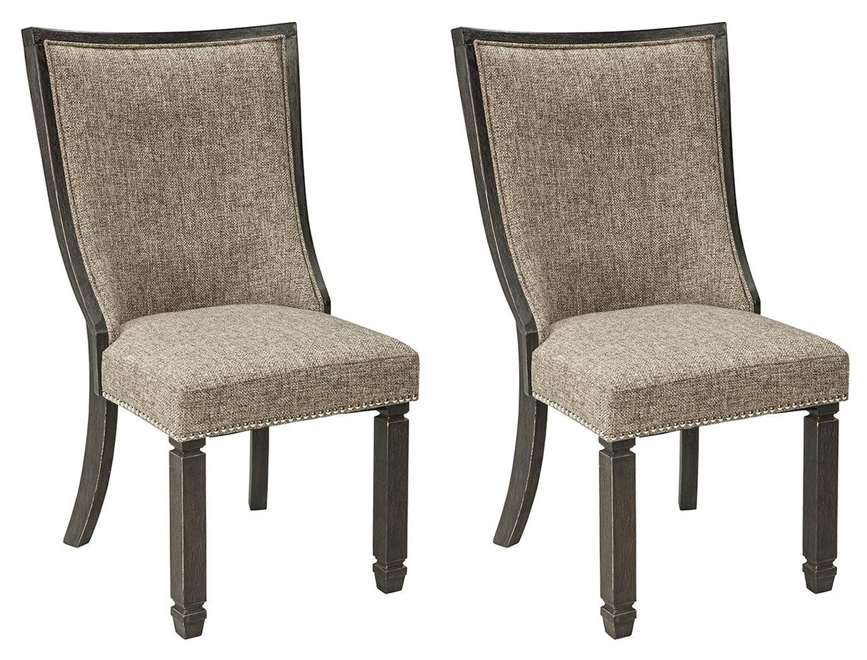 Tyler Creek Black/Grayish Brown Dining Chair, Set of 2 by Ashley at Eve Furniture