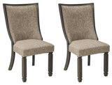 Tyler Creek Black/Grayish Brown Dining Chair, Set of 2 by Ashley at Eve Furniture