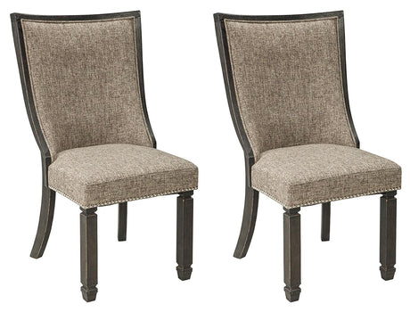 Tyler Creek Black/Grayish Brown Dining Chair, Set of 2 by Ashley at Eve Furniture