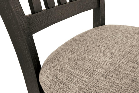 Tyler Creek Black/Grayish Brown Dining Chair, Set of 2 by Ashley at Eve Furniture
