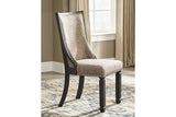 Tyler Creek Black/Grayish Brown Dining Chair, Set of 2 by Ashley at Eve Furniture