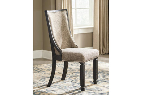 Tyler Creek Black/Grayish Brown Dining Chair, Set of 2 by Ashley at Eve Furniture