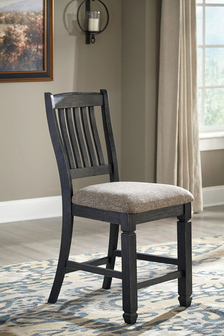 Tyler Creek Black/Grayish Brown Rectangular Dining Set by Ashley at Eve Furniture