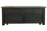 Tyler Creek Grayish Brown/Black Coffee Table with Lift Top by Ashley at Eve Furniture