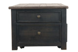 Tyler Creek Grayish Brown/Black Coffee Table with Lift Top by Ashley at Eve Furniture