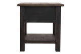 Tyler Creek Grayish Brown/Black End Table by Ashley at Eve Furniture