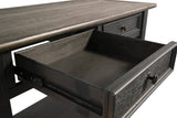 Tyler Creek Grayish Brown/Black Sofa/Console Table by ASHLEY FURNITURE at Eve Furniture