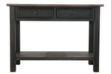 Tyler Creek Grayish Brown/Black Sofa/Console Table by ASHLEY FURNITURE at Eve Furniture