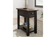 Tyler Creek Two-tone Chairside End Table by Ashley at Eve Furniture