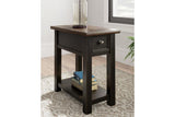 Tyler Creek Two-tone Chairside End Table by Ashley at Eve Furniture