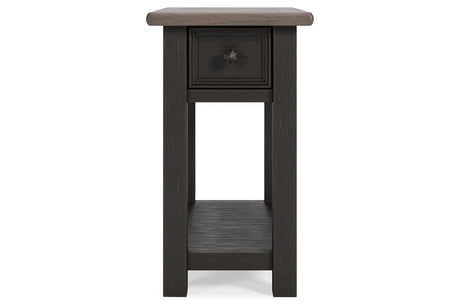 Tyler Creek Two-tone Chairside End Table by Ashley at Eve Furniture