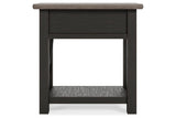 Tyler Creek Two-tone Chairside End Table by Ashley at Eve Furniture