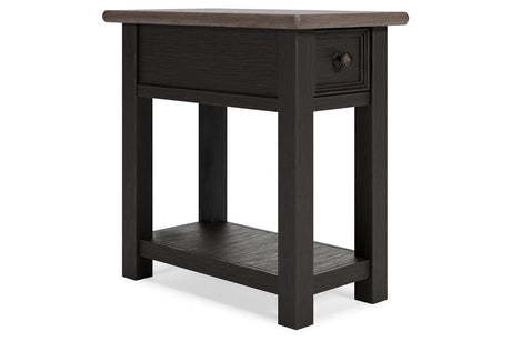 Tyler Creek Two-tone Chairside End Table by Ashley at Eve Furniture