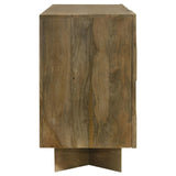 Tyler Mango Brown 3-door Dining Sideboard Server by Coaster at Eve Furniture