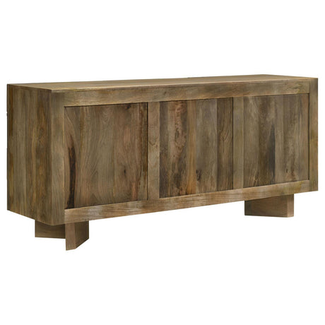 Tyler Mango Brown 3-door Dining Sideboard Server by Coaster at Eve Furniture