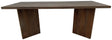 Tyler Mango Brown Rectangular Double V-Leg Dining Table by Coaster at Eve Furniture