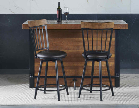 Tyler Swivel 24-inch Counter Stool by Steve Silver at Eve Furniture