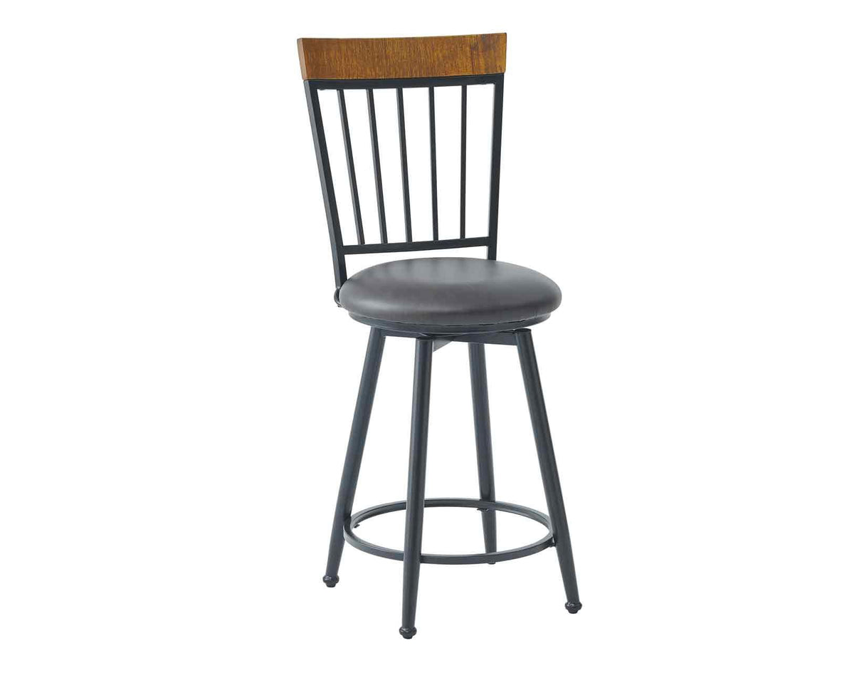 Tyler Swivel 24-inch Counter Stool by Steve Silver at Eve Furniture