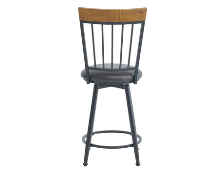Tyler Swivel 24-inch Counter Stool by Steve Silver at Eve Furniture