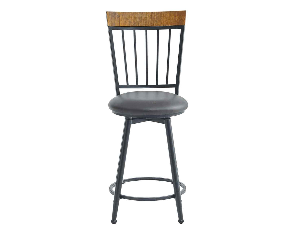 Tyler Swivel 24-inch Counter Stool by Steve Silver at Eve Furniture