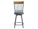 Tyler Swivel 24-inch Counter Stool by Steve Silver at Eve Furniture