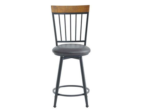 Tyler Swivel 24-inch Counter Stool by Steve Silver at Eve Furniture