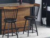 Tyler Swivel 24-inch Counter Stool by Steve Silver at Eve Furniture