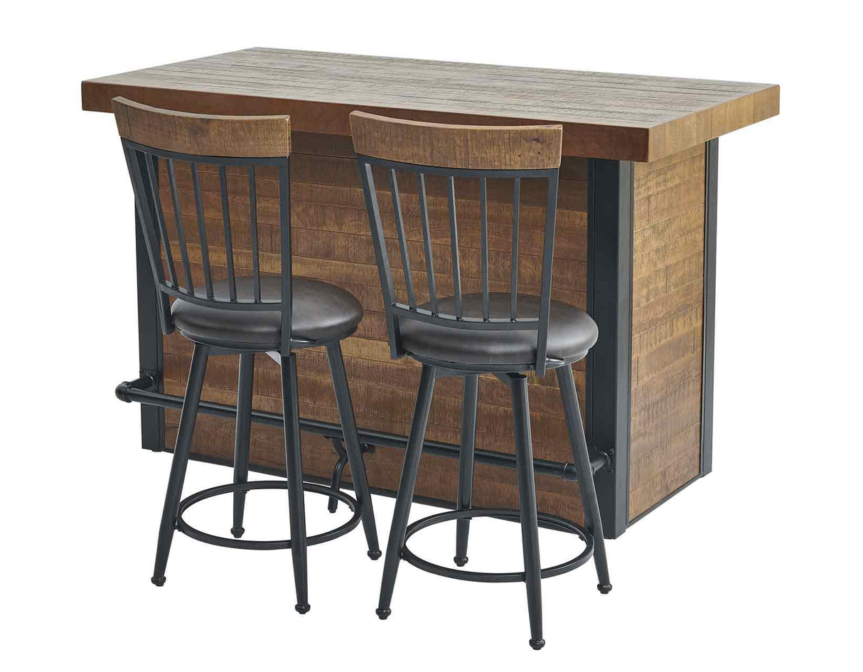 Tyler 3-Piece 38-inch Counter Bar Set by Steve Silver at Eve Furniture