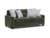 Braves Olive Sofa & Loveseat Set