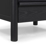 Tyra 22" Black Ash Nightstand by TOV Furniture at Eve Furniture