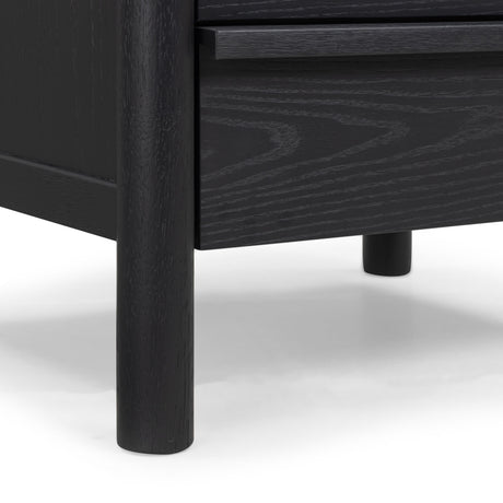 Tyra 22" Black Ash Nightstand by TOV Furniture at Eve Furniture