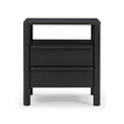Tyra 22" Black Ash Nightstand by TOV Furniture at Eve Furniture
