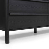 Tyra 62" Black Ash 6-Drawer Dresser by TOV Furniture at Eve Furniture