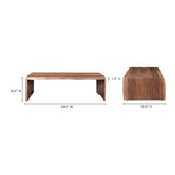 Tyrell Natural Stain Coffee Table by Moe's Home at Eve Furniture