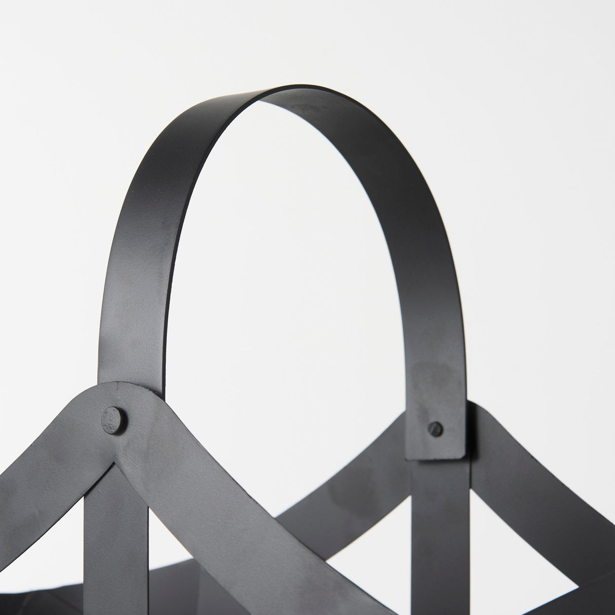 Tyrell (Set of 2); Black Iron Metal Baskets by Mercana at Eve Furniture