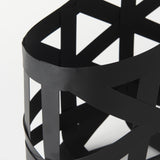 Tyrell (Set of 2); Black Iron Metal Baskets by Mercana at Eve Furniture