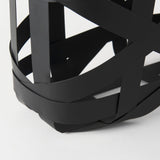 Tyrell (Set of 2); Black Iron Metal Baskets by Mercana at Eve Furniture