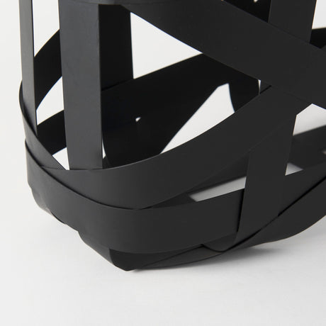 Tyrell (Set of 2); Black Iron Metal Baskets by Mercana at Eve Furniture