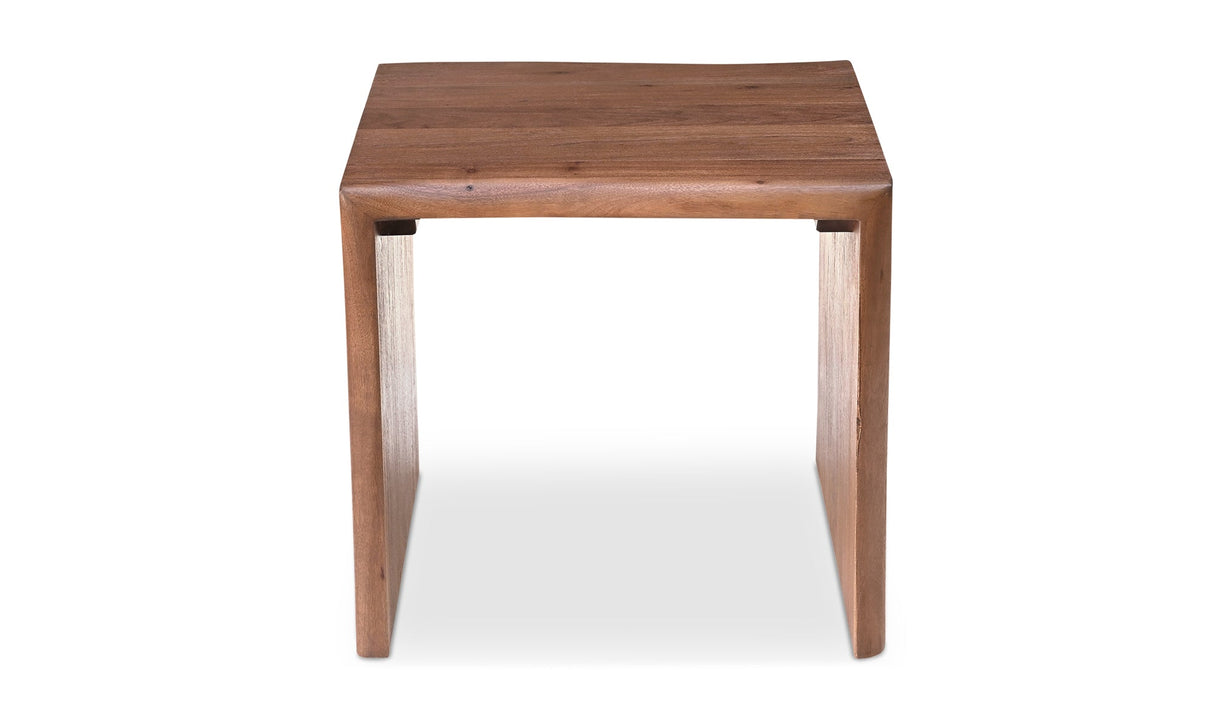 Tyrell Side Table Natural Brown by Moe's Home at Eve Furniture
