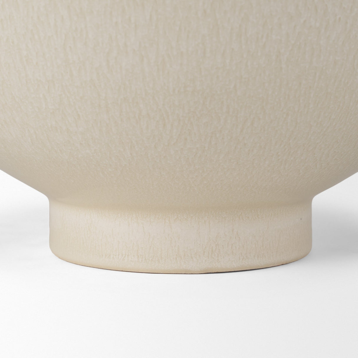 Tyren Cream Glazed Decorative Round Ceramic Bowl by Mercana at Eve Furniture