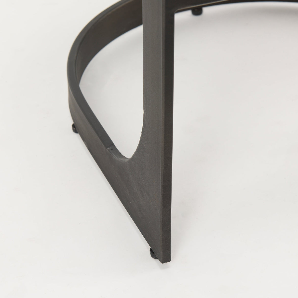 Tyson 17L x 18W x 28H Brown Leather W/ Metal Frame Counter Stool by Mercana at Eve Furniture