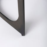 Tyson Black Leather W/ Metal Frame Bar Stool by Mercana at Eve Furniture