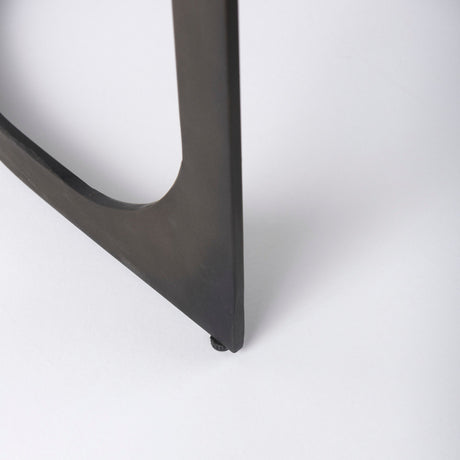 Tyson Black Leather W/ Metal Frame Bar Stool by Mercana at Eve Furniture