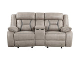 Tyson Gray/Dark Gray 3-Piece Manual Reclining Set by Steve Silver at Eve Furniture