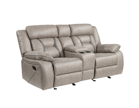 Tyson Gray/Dark Gray 3-Piece Manual Reclining Set by Steve Silver at Eve Furniture